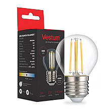Лампа LED Vestum філамент G45 Е27 5Вт 220V 4100К