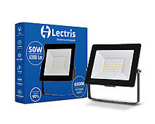 Світлодіодний прожектор Lectris 50 W 4300 Лм 6500 K 185-265 V IP65 1-LC-3004