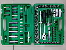 Набір інструменту 1/4"&1/2" 94ед. (12-гр.) new box TOPTUL GCAI094R1, фото 5