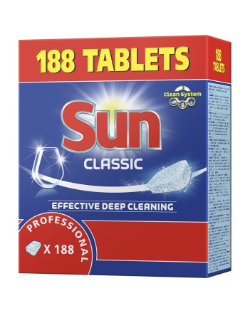 Sun Prof Таблетки для посудомойных машин 188 шт (4 шт/ящ)