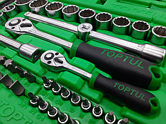 Набір інструменту 1/4"&1/2" 108ед. (12-гр.) new box TOPTUL GCAI108R1