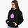 Худі кофта жіночий Принцеса пухирця (Adventure Time) Кенгуру Чорний, фото 3