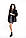 Шуба напівшубок із норки жіноча з капюшоном поперечка кольору махагон, фото 10