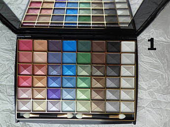 Тіні для віку, компактний набір з 48 кольорів Relouis Smashing 48 Color Eyeshadows