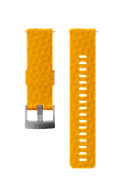 Силиконовый ремешок для смарт-часов SUUNTO EXPLORE 1, 24 ММ AMBER/GRAY M ОРАНЖЕВЫЙ