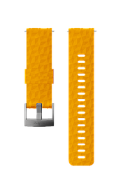 Силіконовий ремінець для смарт-годин SUUNTO EXPLORE 1, 24 ММ AMBER/GRAY M ПОМАРАНЧЕВИЙ