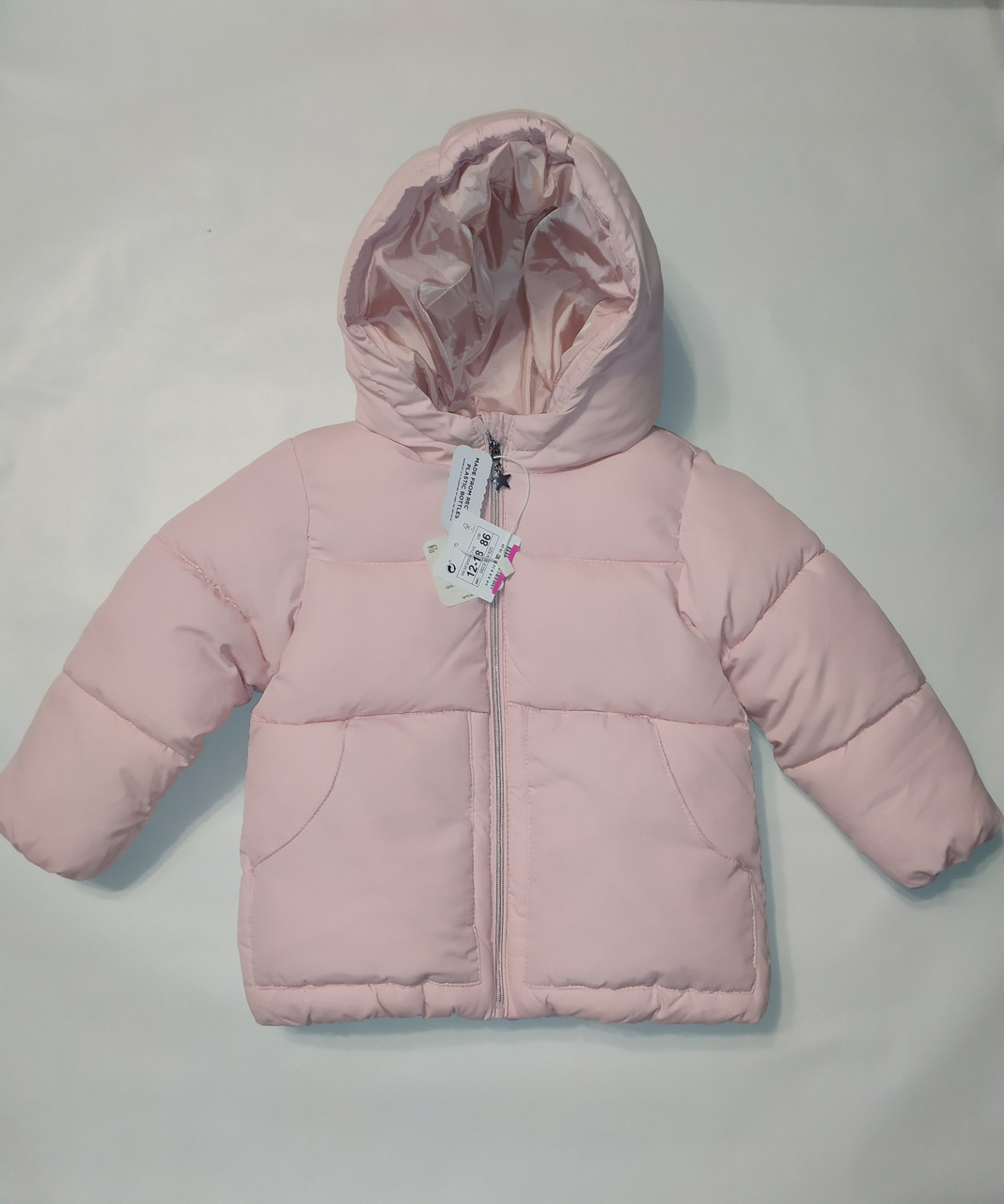 Куртка для дівчинки демісезонна рожева Lefties (Іспанія) 80, 86см, фото 1