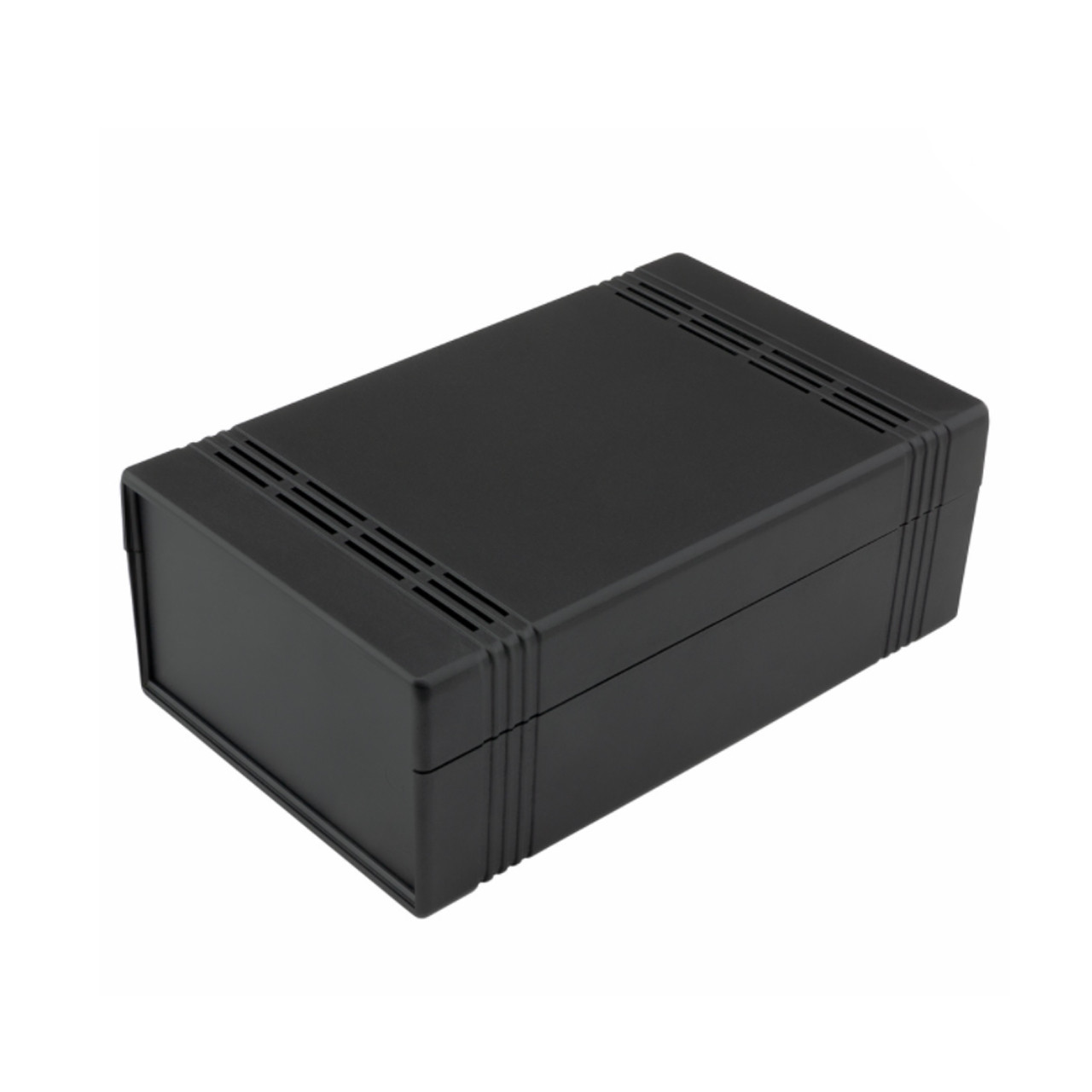 Корпус для електроніки D150W 148*92*52 мм, з вентиляцією, пластиковий чорний