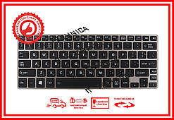 Клавіатура Toshiba PORTEGE Z30-B K20M Z30-B S02M Черная RUUS