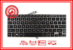 Клавіатура Toshiba PORTEGE Z30 Z30-A-002 Z30-A-08G Z30-A-12U Z30-A-13L Z30-B-00W Z30-B-00X Черная RUUS