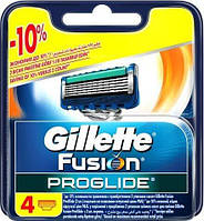 Сменные кассеты Gillette Fusion 5 Proglide Германия Оригинал 4 штуки в упаковке