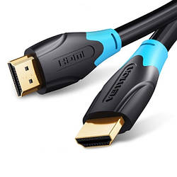 Кабель відео Vention HDMI 1.4 4K 1M 3D Black (AAC)