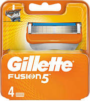 Оригинал cменные кассеты Gillette Fusion 5 Германия 4 штуки в упаковке