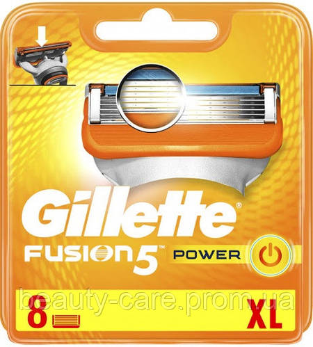 Оригинал cменные кассеты Gillette Fusion 5 Power Германия 8 штук в ...