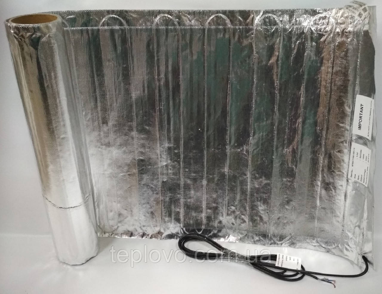 Алюмінієвий мат In-therm AFMAT 4,0 м2 (600 Вт, електрична тепла підлога під ламінат