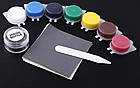 Шкіряний комплект для ремонту вінілу Leather Vinyl Repair Kit | Фарба для шкіряних виробів, фото 2