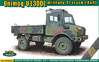 Пластикова модель 1/72 ACE 72450 Німецький вантажний автомобіль Unimog U1300L 4x4 military 2t truck