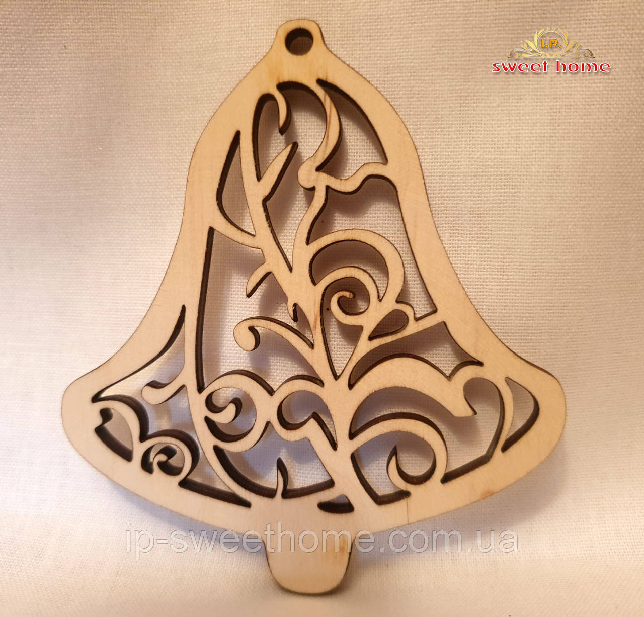 Підвіска дерев'яна дзвіночок