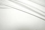 Тканина трикотаж стрейч-кулір білий, фото 2