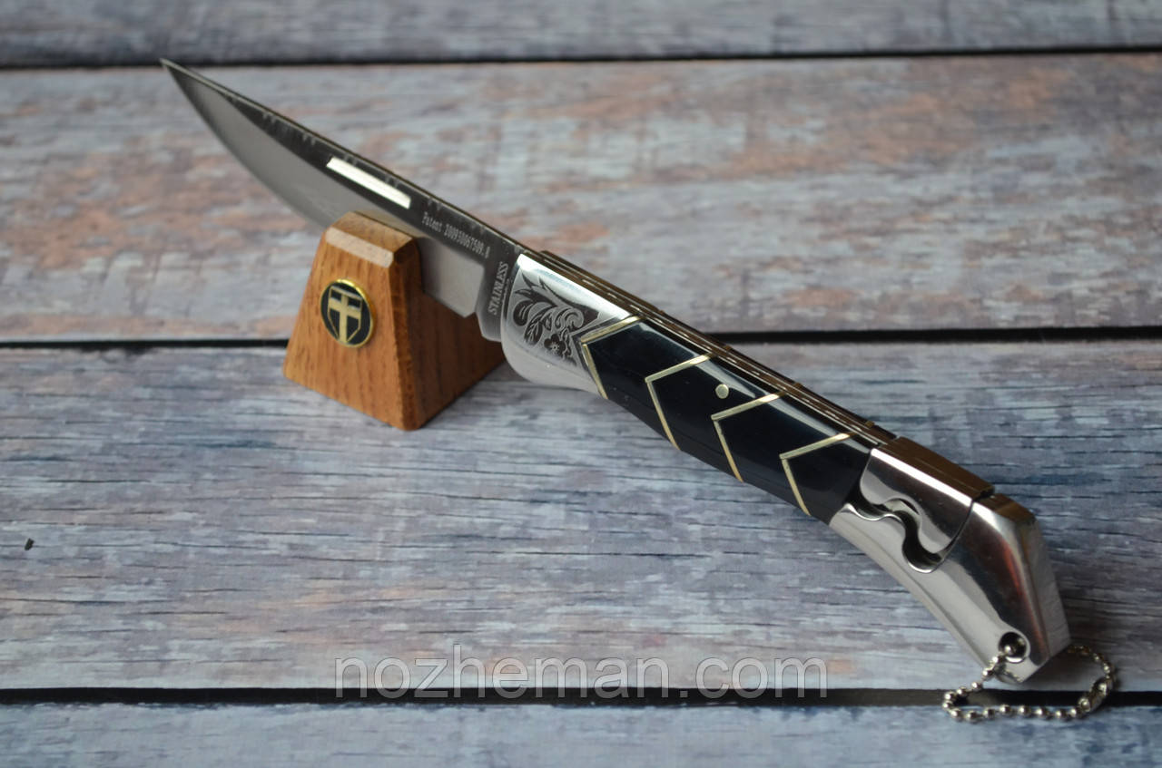 Ніж складаний Скарабей 3, має здатність до тривалого збереження властивостей ріжучої кромки, фото 1