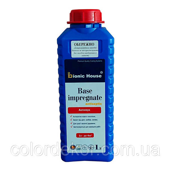Антисептик антижук для дерева Bionic House (безбарвний концентрат 1:5) 1 л