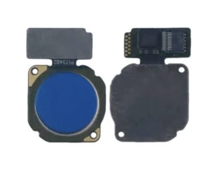 Шлейф для Huawei Honor 10 Lite (HRY-LX1)/P Smart 2019 (POT-L21/POT-LX1), з сканером відбитка пальця, синього кольору, Sky Blue