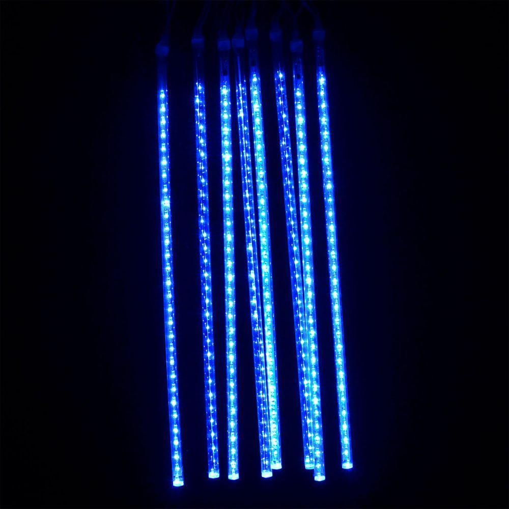 Гирлянда Тающие сосульки LED 8шт. по 50см (синие ) - фото 3 - id-p178141687