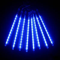 Гирлянда Тающие сосульки LED 8шт. по 50см (синие )