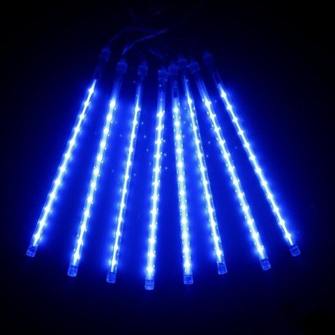 Гирлянда Тающие сосульки LED 8шт. по 50см (синие ) - фото 1 - id-p178141687
