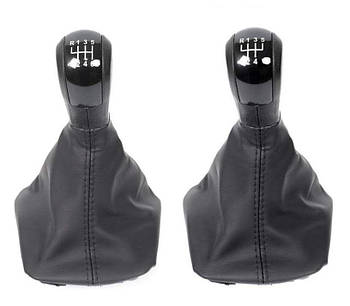 Ручка КПП Skoda A5 з чохлом та рамкою