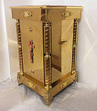 Підставка під ковчег або ливарне блюдо з булатнимі колонами 50*50*90см, фото 2