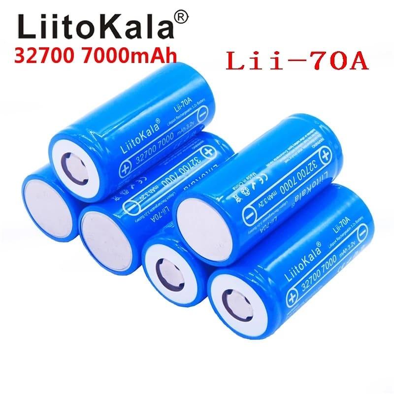 Акумулятор Liitokala 32700 LiFePO4 3,2 вольти 7000 мА
