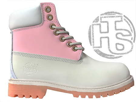 Жіночі черевики Timberland Classic Boots Gray Pink Blue 7W49088, фото 2