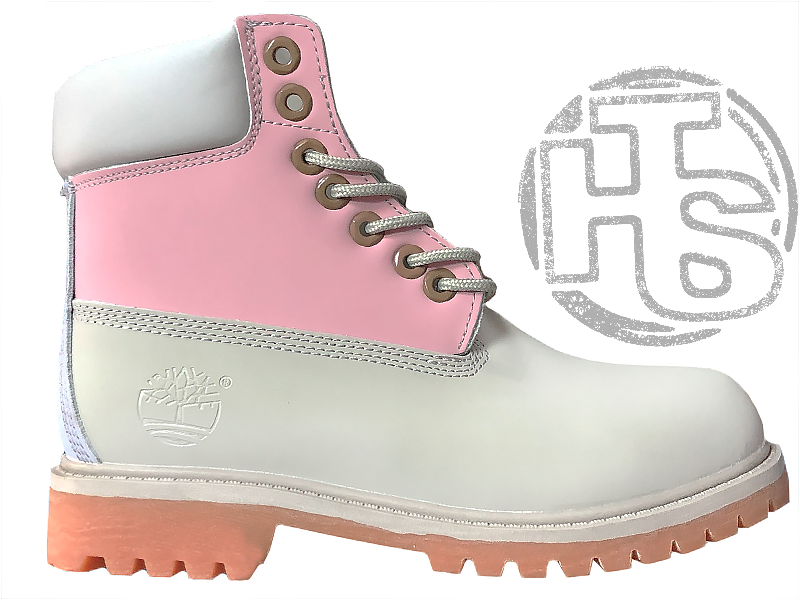 Жіночі черевики Timberland Classic Boots Gray Pink Blue 7W49088