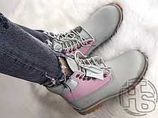 Жіночі черевики Timberland Classic Boots Gray Pink Blue 7W49088, фото 2