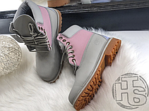 Жіночі черевики Timberland Classic Boots Gray Pink Blue 7W49088, фото 3