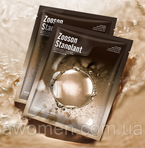 Маска тканинна для обличчя Zoo:Son Stanolant Bifidus Yeast з екстрактом дріжджів 30 g