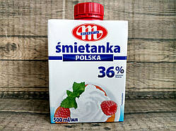 Вершки Smietanka Mlekovita Polska 36% -500