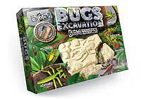 Набор для проведения раскопок Bugs Excavation Danko Toys BEX-01-01 6 видов насекомых игрушка развивающая дет