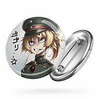 Значок Военная хроника маленькой девочки. Сага о злой Тане | Youjo Senki 01