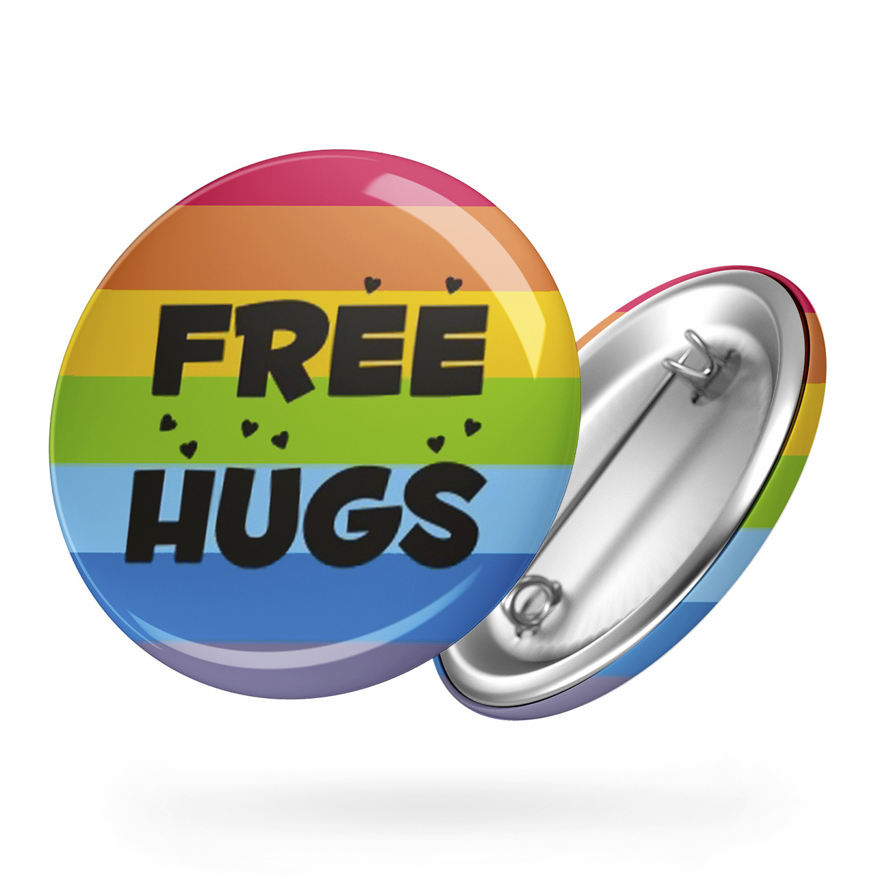 Значок Бесплатные обнимашки | Free Hugs 01