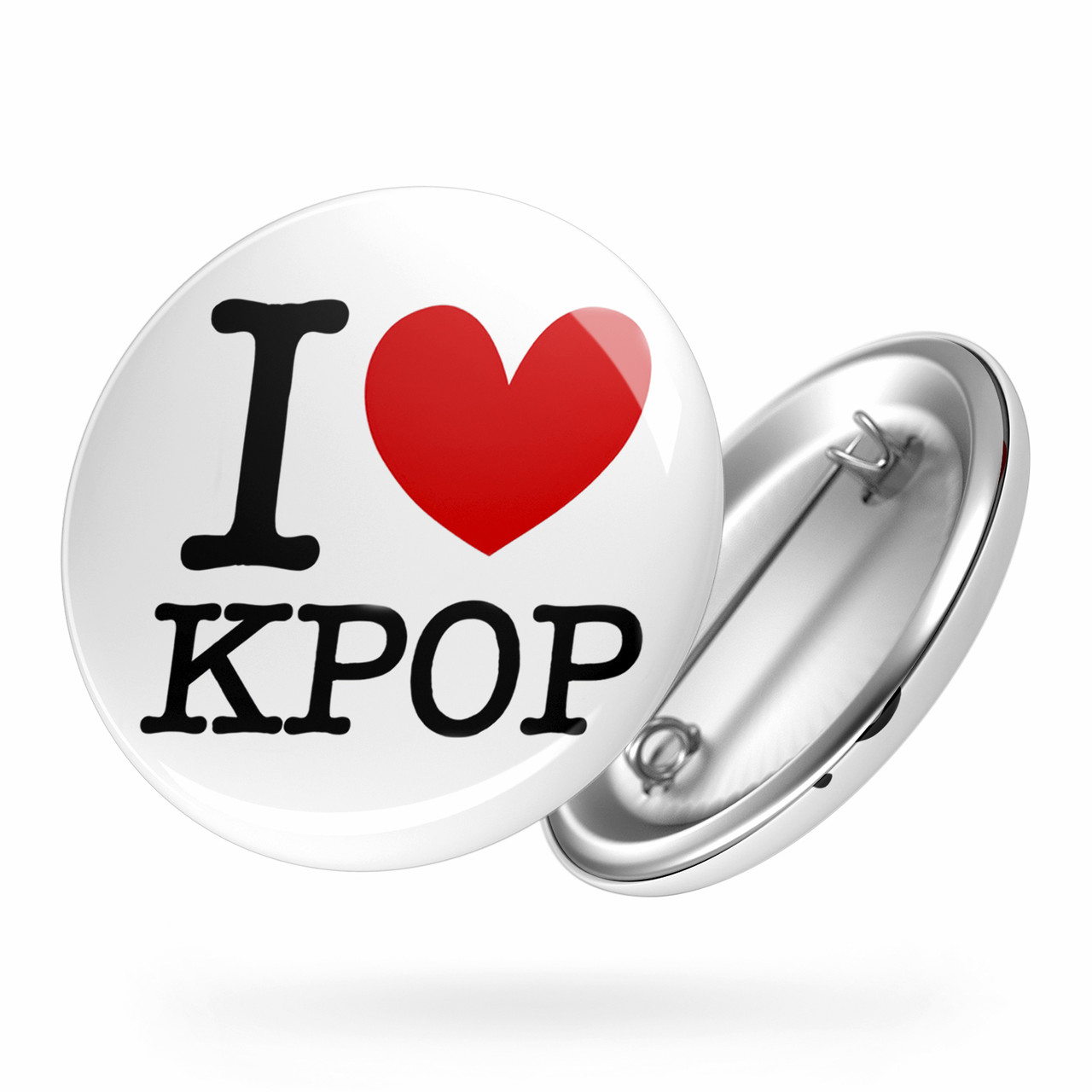 Значок Я люблю к-поп | I love k-pop 04