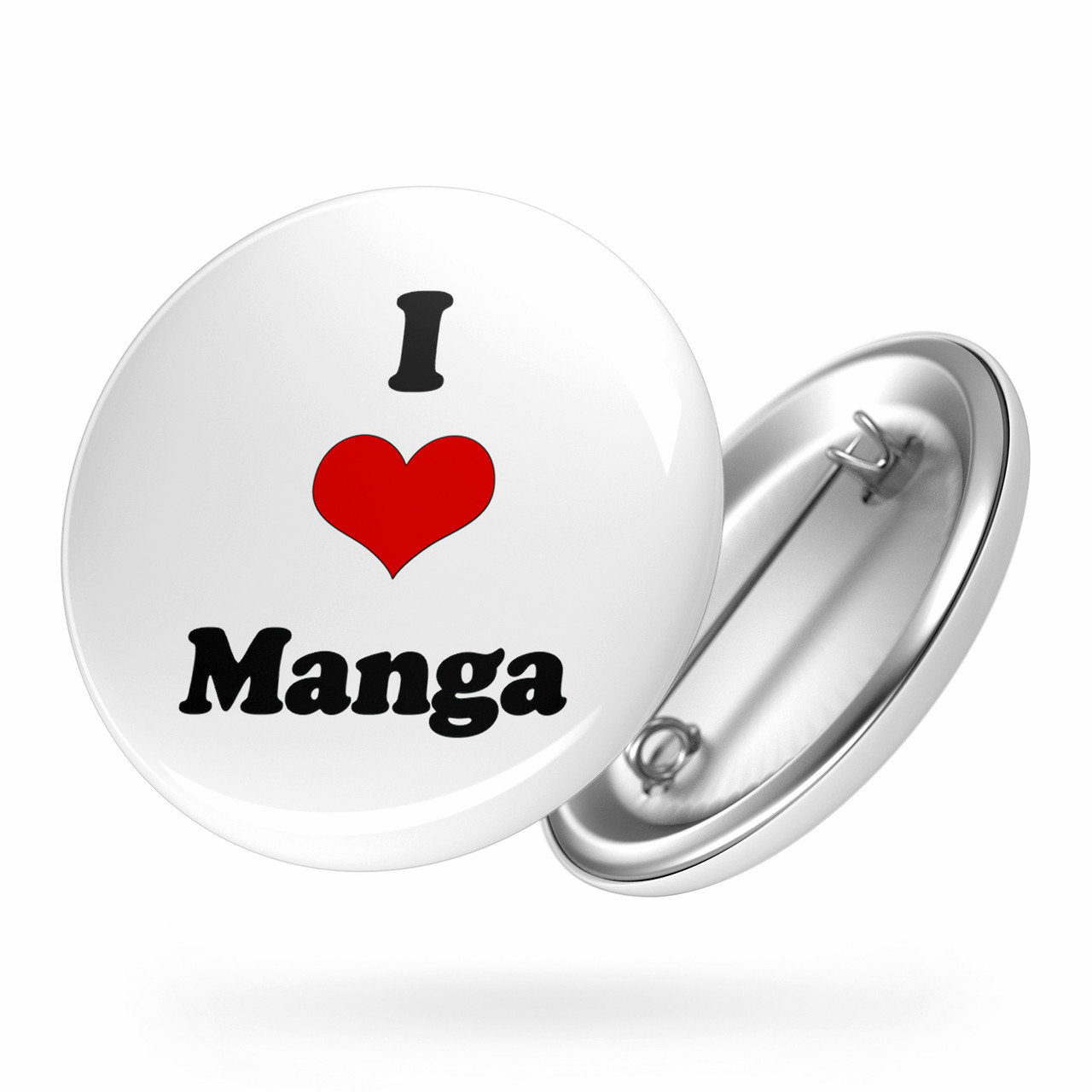 Значок Я люблю мангу | I love manga 01