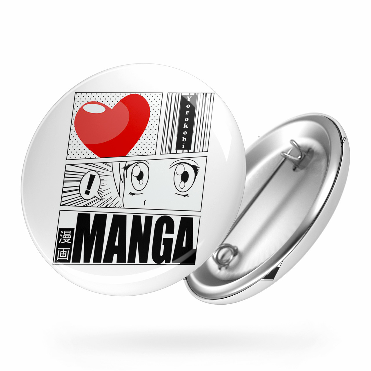 Значок Я люблю мангу | I love manga 04