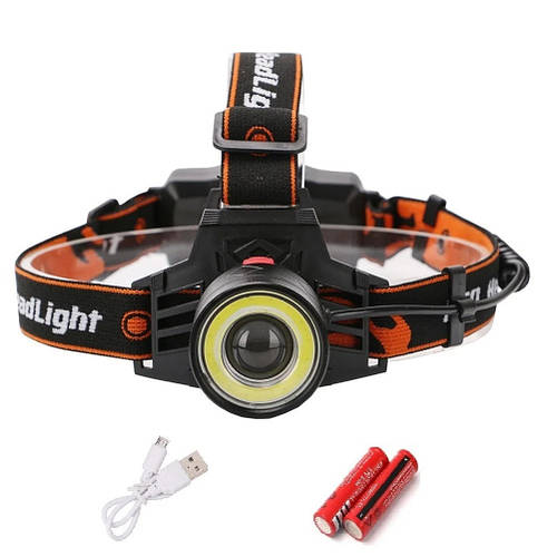 Купить Фонарь HeadLight налобный аккумуляторный XML-T6 Чёрный (8027 ...