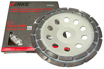 Диск алмазний для полірування бетону Verke 180 мм (V44220)