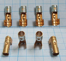 Наконечник Ø6,3 мм під  високовольтний кабель Ø 7 мм