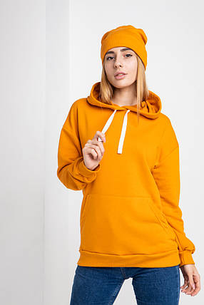 Худі UNISEX (для жінок і чоловіків). Жовтогарячий колір. Розмір., фото 2