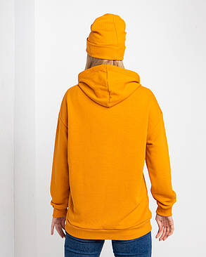 Худі UNISEX (для жінок і чоловіків). Жовтогарячий колір. Розмір., фото 2