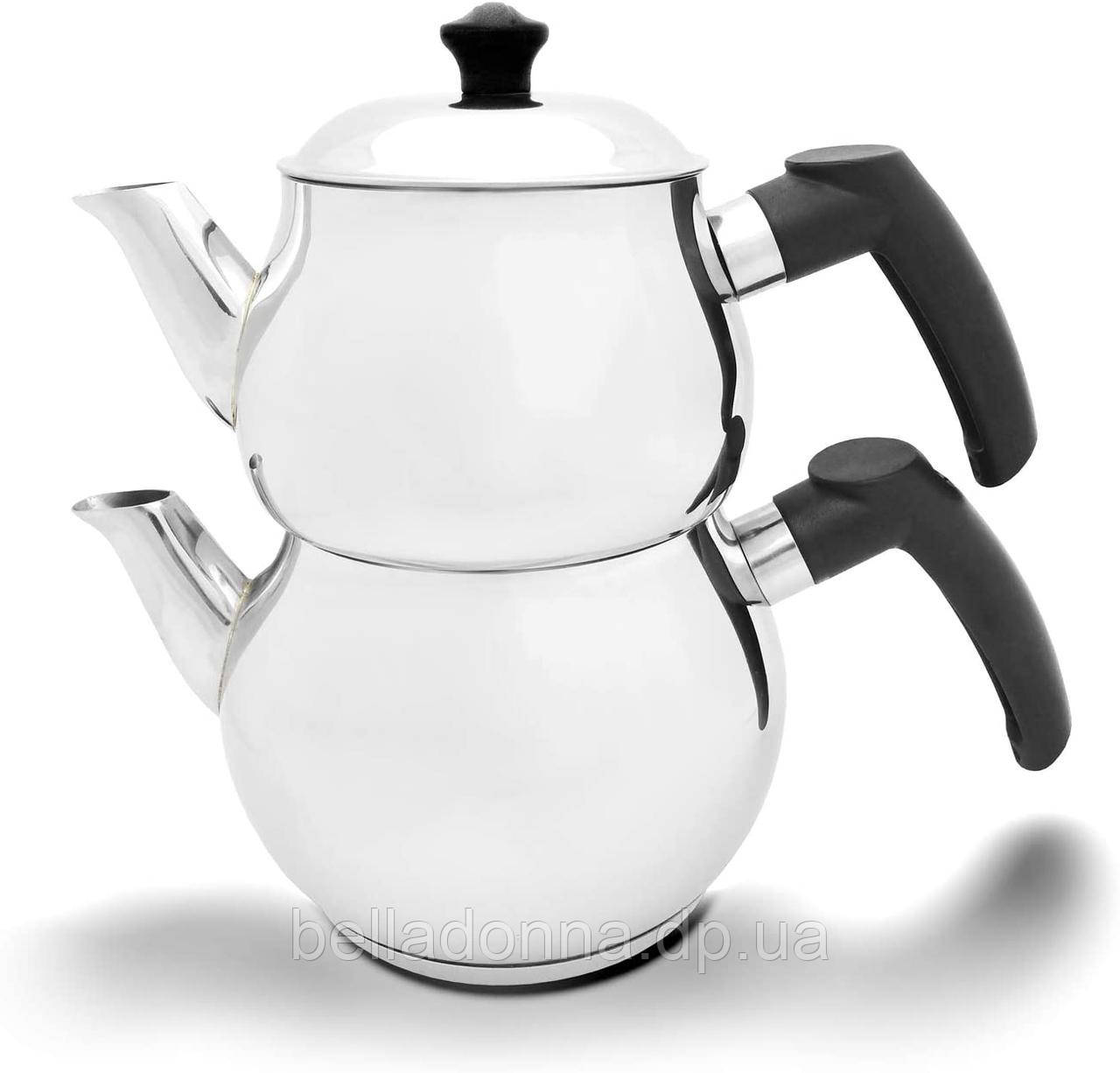 Подвійний чайник турецький Imex Mini Boy (чайник 1,1 л + заварник 0,7 л)